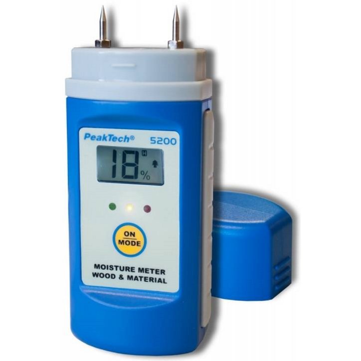 Tester conținut umiditate pentru lemn și alte materiale - P5200