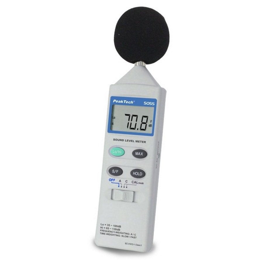 Instrument digital pentru măsurarea nivelului sonor, cu auto-verificare calibrare - P5055