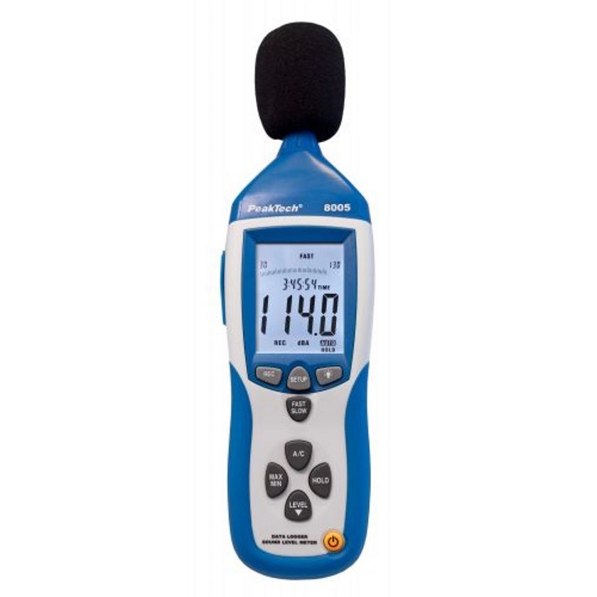 Instrument profesional pentru măsurarea nivelului sonor, cu inregistrator de date și interfață USB - P8005
