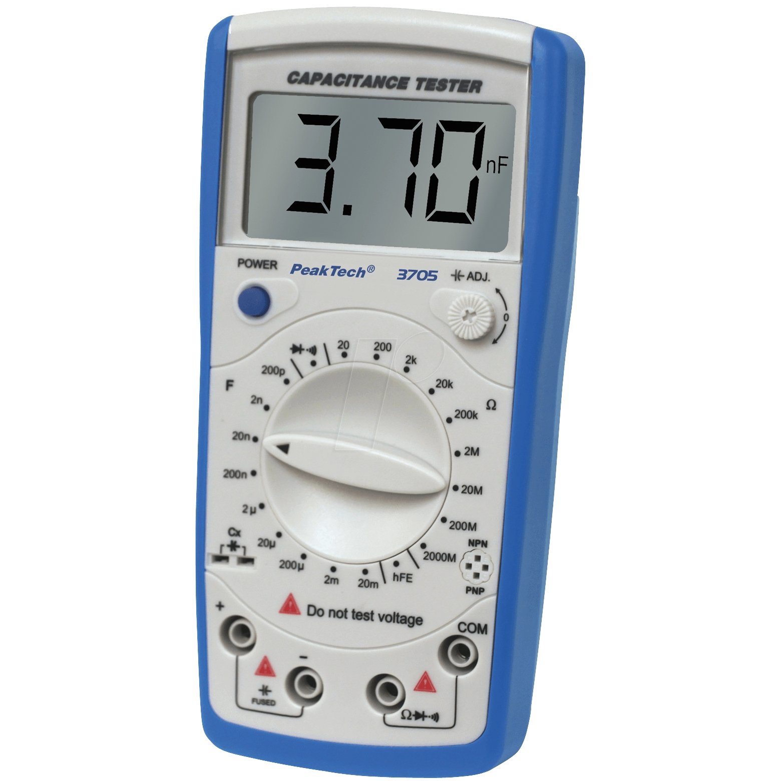 Tester digital pentru capacități - Peaktech P3705