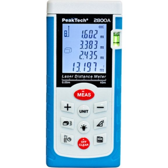 Instrument măsurare (cu fascicul laser) distanțe (până la 40m); calculează arii și volume - P2800A Instrument măsurare (cu fascicul laser) distanțe (până la 40m); calculează arii și volume - P2800A