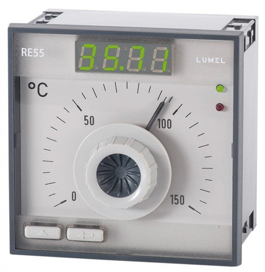 Controler cu 2 ieșiri - Lumel RE55 Controler cu 2 ieșiri - Lumel RE55
