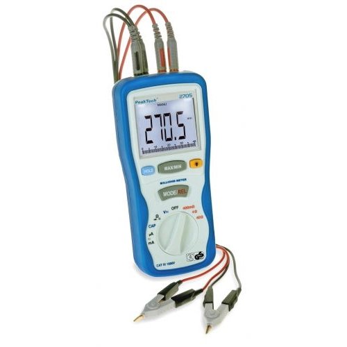 Peaktech P2705 - Digital-Milliohmmeter (with voltage, current & capacitance measurement)