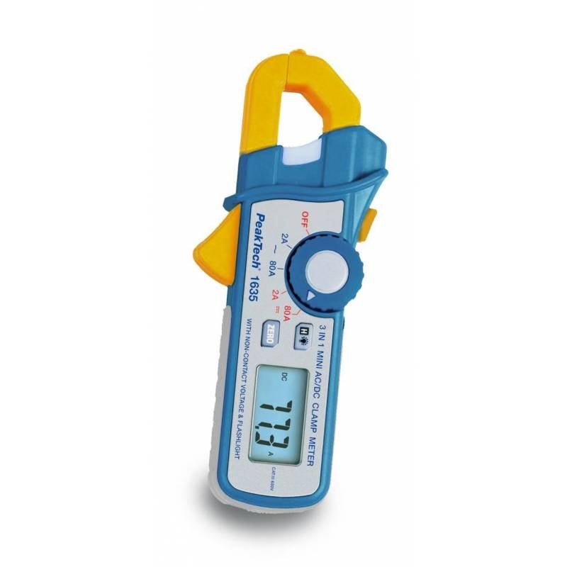 Peaktech P1635- Current Clamp Meter / Leakage Current AC / DC (up to 80A)