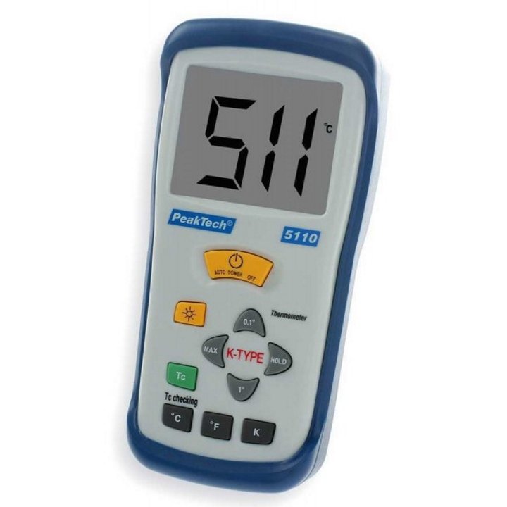 P5110 - Digital Thermometer, K-Type, 1 CH,  with °C/°F/ K Display