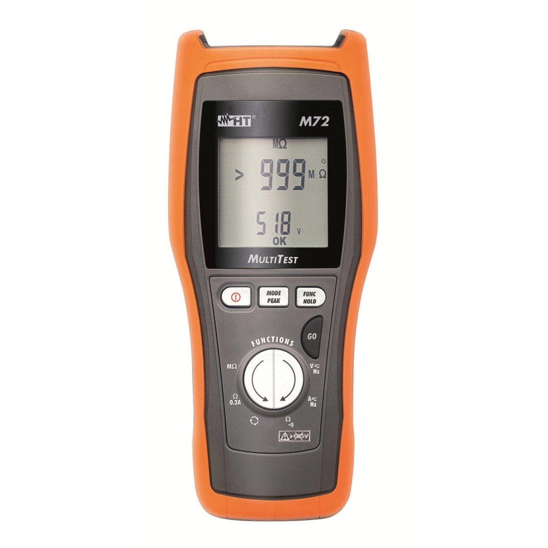 Multimetru digital cu tester pentru rezistență izolație / continuitate conductori protecție - HT M72 Multimetru digital cu tester pentru rezistență izolație / continuitate conductori protecție - HT M72