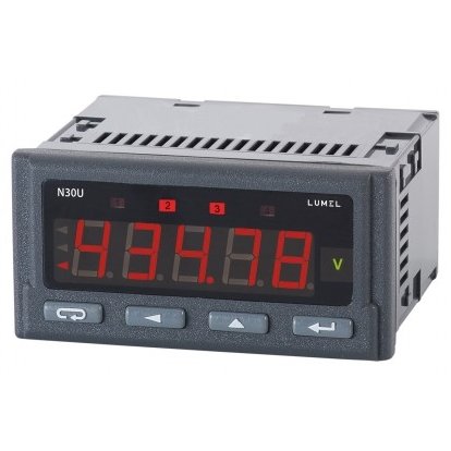 Lumel N30U - Programmable digital meter of temperature, resistance and standard signals