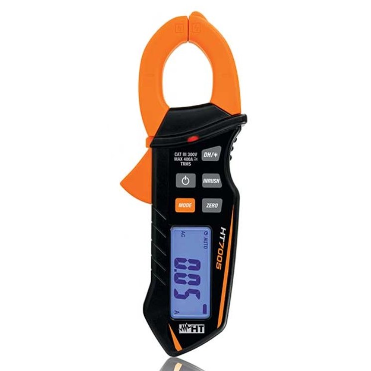 HT7005 - Compact DC/AC TRMS clamp with INRUSH feature