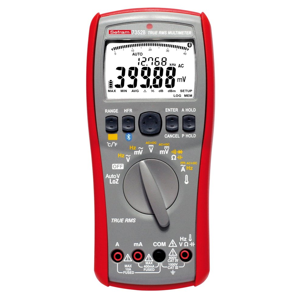 SEFRAM 7352B -40.000 cts TRMS AC+DC DMM, Bluetooth