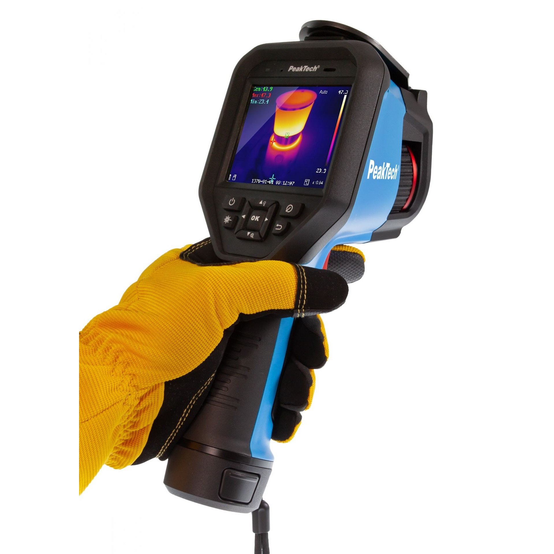Camera termoviziune 384 x 288 pixeli, -20°C … 550°C - Peaktech P5620