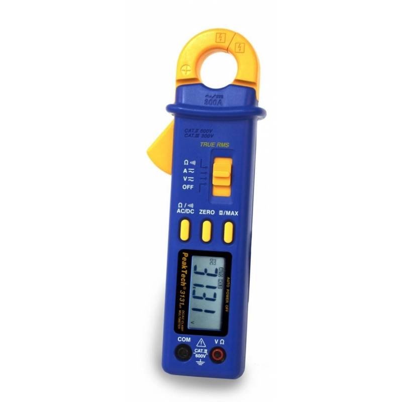 Peaktech P3131eff - Digital Clamp Meter, TRMS (up to 300A, 600V AC/DC)