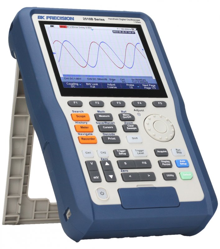 Handheld digital storage oscilloscopes 2 channels, 100 / 200 MHz