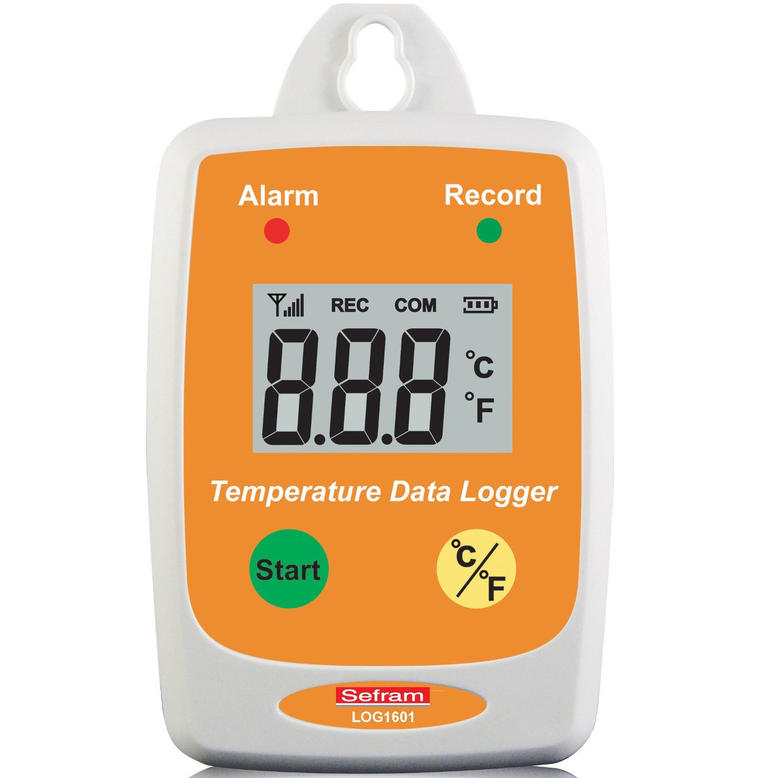 Mini datalogger  temperatură, cu afișaj - Sefram LOG1601