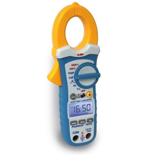 Peaktech P1650 - Digital-Clamp Meter, TRMS (up to 400A, 600V AC/DC)