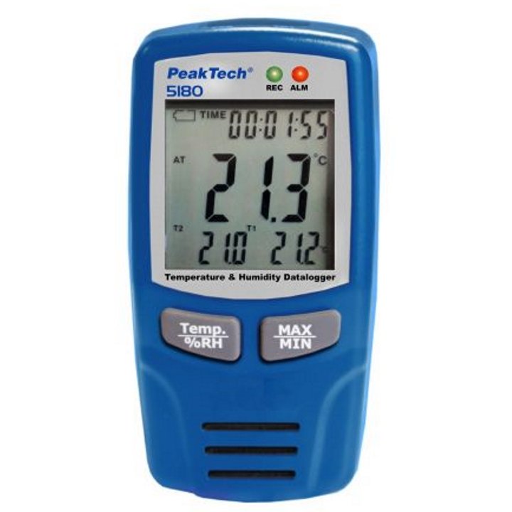 P5180 - K-Type / Air Temperature and Humidity  Meter  & Datalogger (with USB Interface)