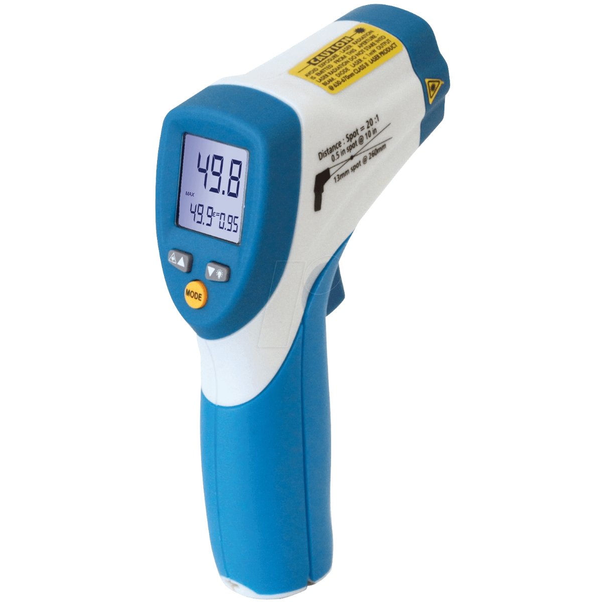 P4980 - Dual Laser Pointer IR Thermometer (-50  ÷ +800°C)