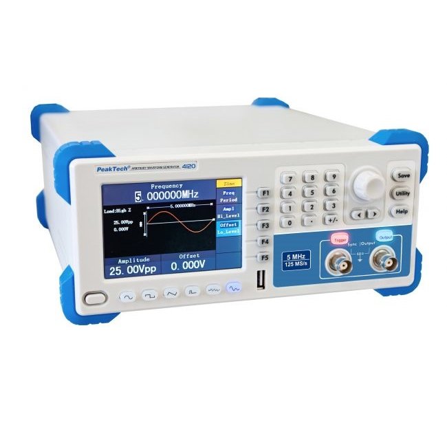 Generator de funcții / forme de undă arbitrare, 1canal, 1 µHz÷5 MHz - P4120