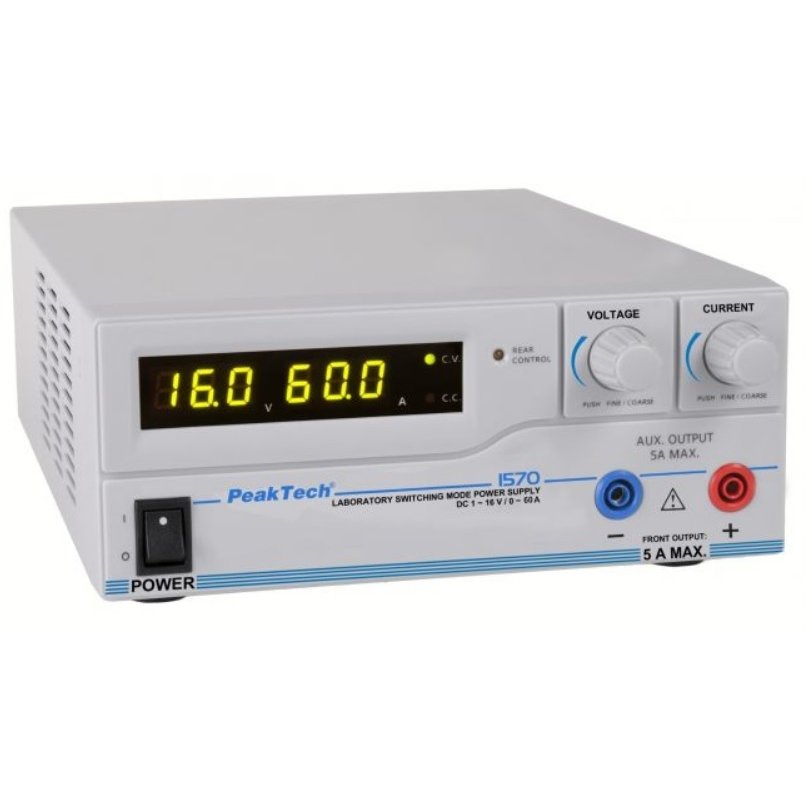 Peaktech 15xx - Switching Power Supplies (up to 60V, 60A, 960W)