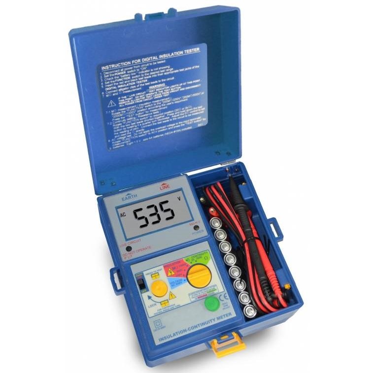Tester digital pentru rezistența de izolație - Peaktech P2670 Tester digital pentru rezistența de izolație - Peaktech P2670