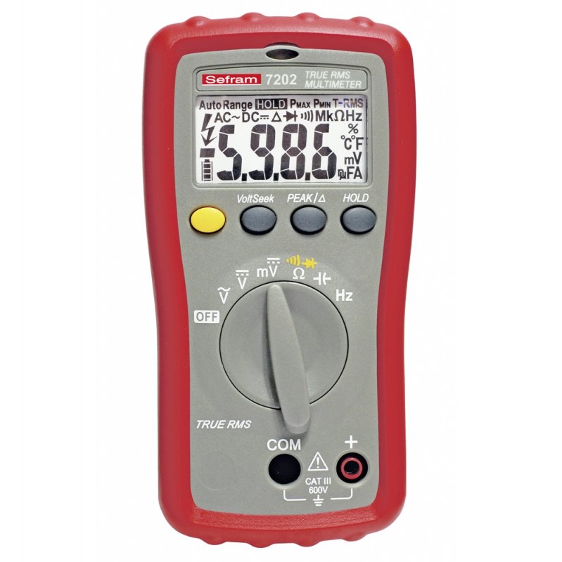 Sefram 7202, 7203, 7204 - TRMS AC Digital Multimeters (up to 600V)