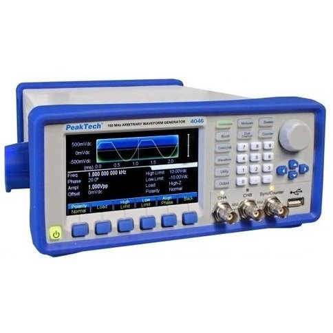 Generator de funcții / forme de undă arbitrare cu 2 canale,  160 MHz - Peaktech