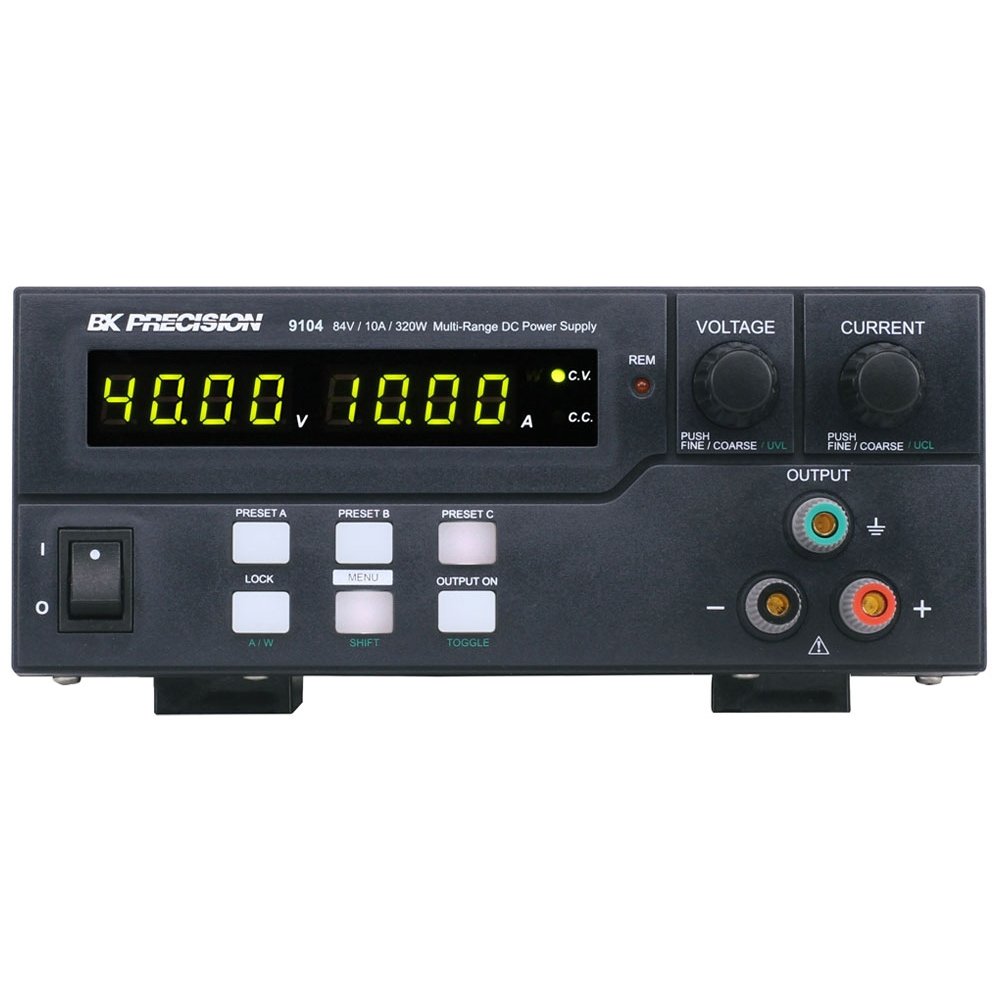 BK Precision 9103 & 9104 - Multi-Range DC Power Supplies (up to 84V, 20A, 320W)